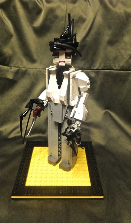 LEGO MOC - 16x16: Character - Эдвард руки-ножницы: На основании 16x16
