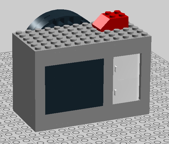 LEGO MOC - 16x16: Technics - Фотоаппарат: вид сзади