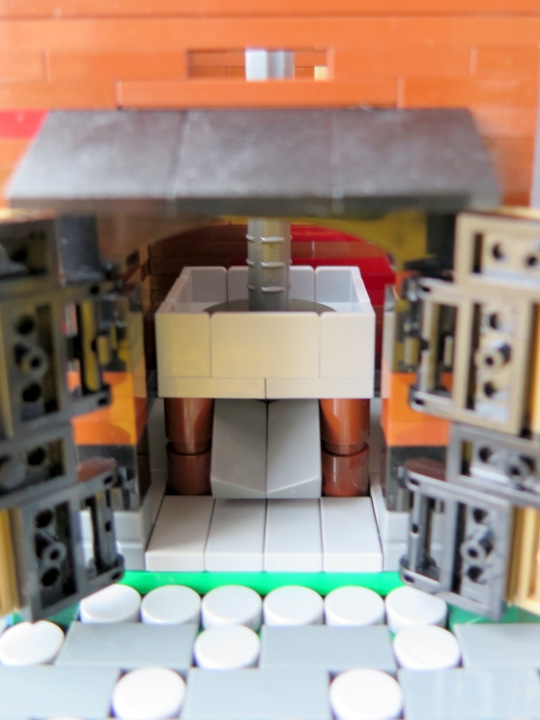 LEGO MOC - 16x16: Technics - Шатровая мельница: Жернова