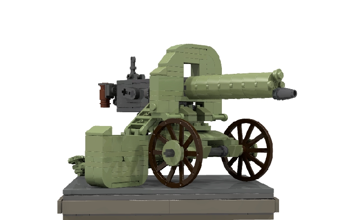 LEGO MOC - 16x16: Technics - Пулемет Максима