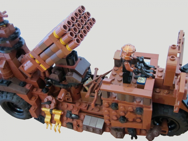 LEGO MOC - Мини-конкурс 'Lego Technic Motorcycles' - Паровой тяжелый военный мотоцикл 'Пурга': Паровой котел