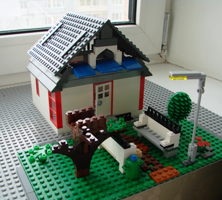 LEGO MOC - LEGO Architecture - Загородный дом 