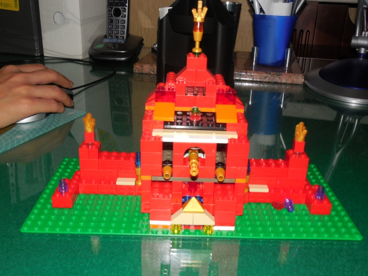 LEGO MOC - LEGO Architecture - крепость XXI века