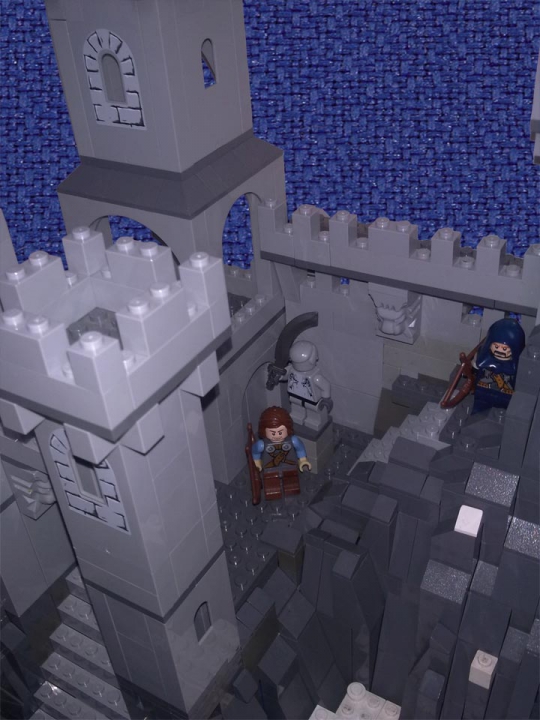LEGO MOC - LEGO Architecture - Крепость Первых Людей: Небольшая группа искателей приключений по ту сторону Стены добралась до Крепости Первых Людей. Приключения они найдут, а вот сокровища нет. Первые Люди о сокровищах не думали.