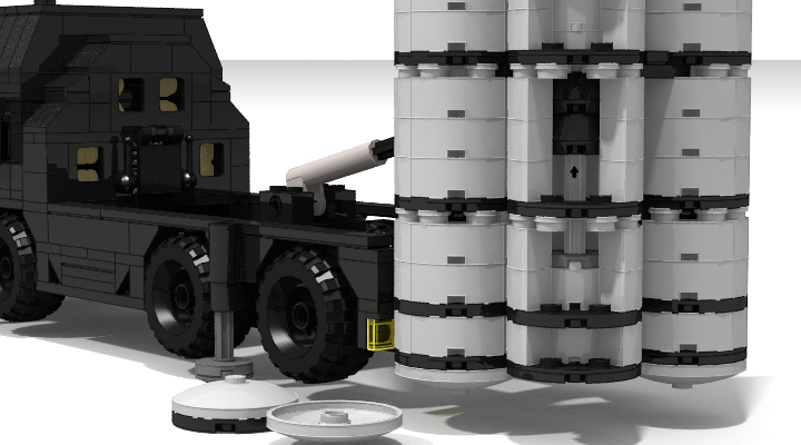 LEGO MOC - Конкурс LDD 'Военная техника XX-го века' - Зенитная ракетная система С-300ПС