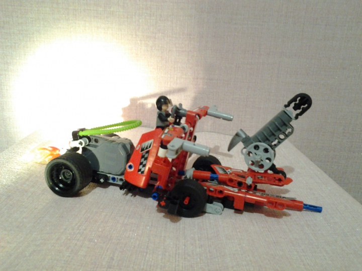 LEGO MOC - Technic-конкурс 'Легковой автомобиль' - Гоночно-военный автомобиль