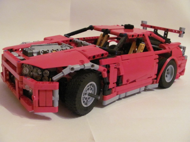 LEGO MOC - Technic-конкурс 'Легковой автомобиль' - Nissan Skyline GT-R R34.: Вспомнил про спойлер.