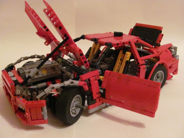 LEGO MOC - Technic-конкурс 'Легковой автомобиль' - Nissan Skyline GT-R R34.