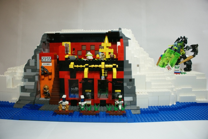 LEGO MOC - Новогодний Кубик 3015 - 3015-ый, привет из 2015 года: Общий вид работы