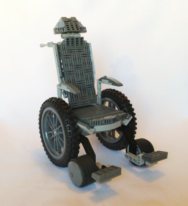 LEGO MOC - Новогодний Кубик 3015 - Дед мороз 3015: Кресло-дредноут сделано из высокоуглеродистой стали... Детишки с каждым годом хотят больше подарков.