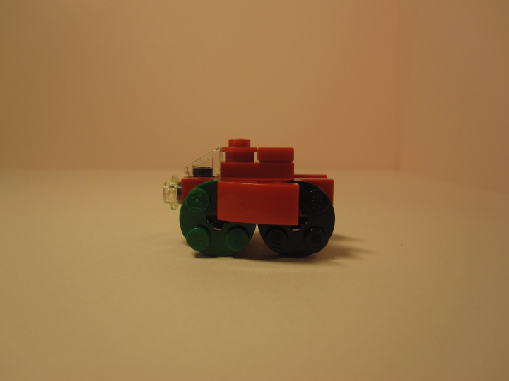 LEGO MOC - Новогодний Кубик 3015 - НТО (Новогоднее  Техническое Оборудование): Вид сбоку