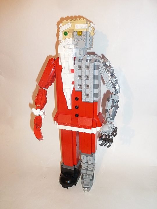 LEGO MOC - Новогодний Кубик 3015 - Санта-киборг