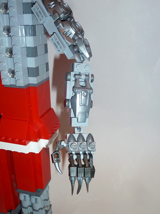 LEGO MOC - Новогодний Кубик 3015 - Санта-киборг