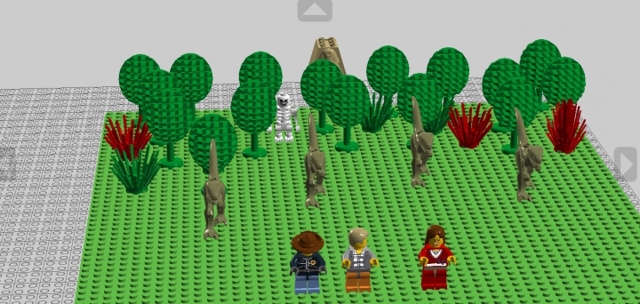 LEGO MOC - Мир Юрского периода - Погоня