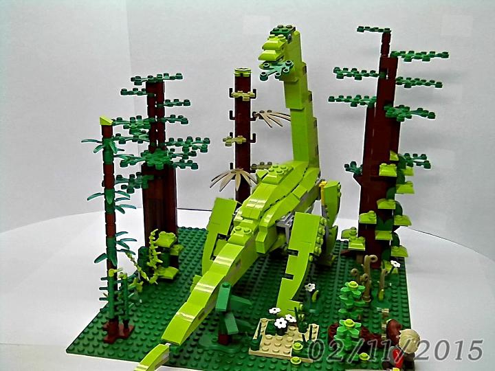 LEGO MOC - Мир Юрского периода - Трагическая былина о зауроподе