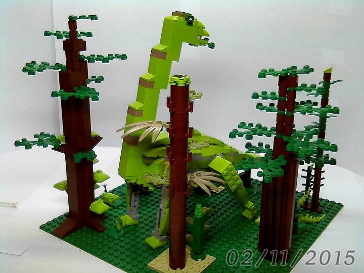 LEGO MOC - Мир Юрского периода - Трагическая былина о зауроподе
