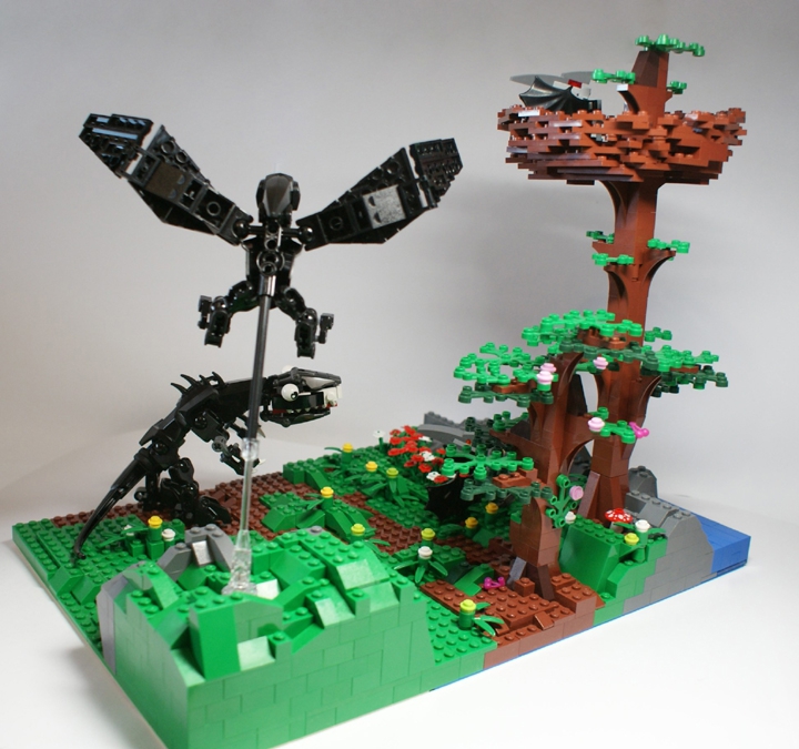 LEGO MOC - Мир Юрского периода - Легкая добыча?: Ракурс 3