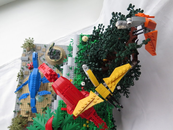 LEGO MOC - Мир Юрского периода - Три стихии: Взглянем с высоты