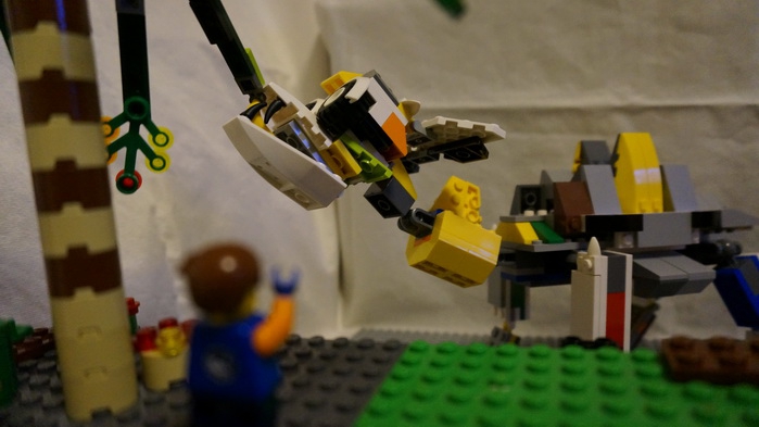 LEGO MOC - Мир Юрского периода - Путешественники во времени: Поездка удалась!