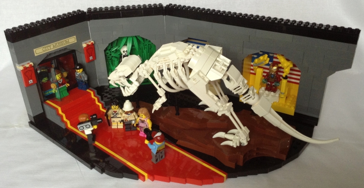 LEGO MOC - Мир Юрского периода - Новый экспонат в городском музее :  Приходите в музей! Вас ждут обновления экспозиции!