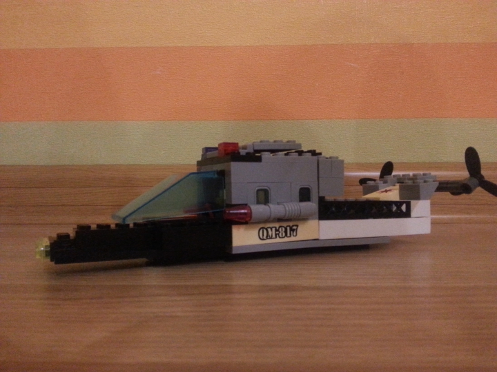 LEGO MOC - Погружение - Подводная полиция: Вид сбоку