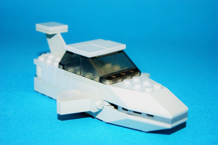LEGO MOC - Погружение - Подводный аппарат класса 'Акула': Сам аппарат.
