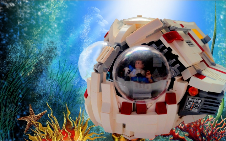 LEGO MOC - Погружение - Подводный аппарат МП-1
