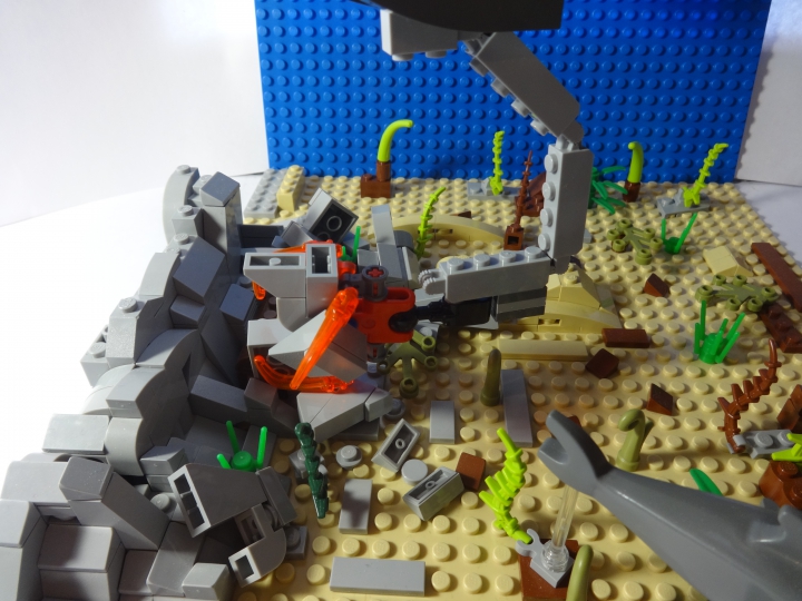 LEGO MOC - Погружение -  Глубоководный исследовательский батискаф:  Идёт процесс..... 