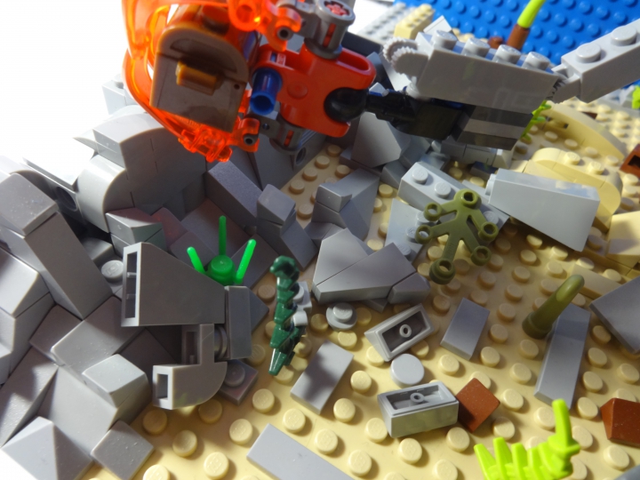 LEGO MOC - Погружение -  Глубоководный исследовательский батискаф: И задание выполнено!