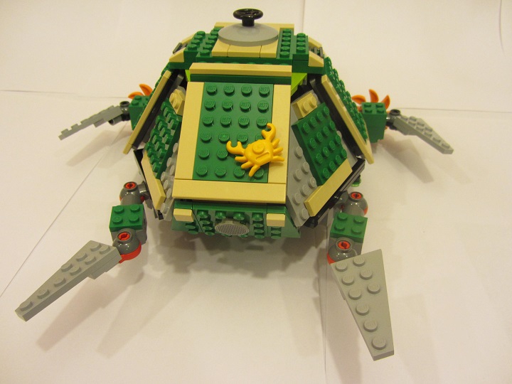 LEGO MOC - Погружение - Тортилус: Вид сзади.