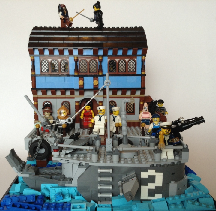 LEGO MOC - Погружение - Погружение 1925.: Порт Роялти 1925.