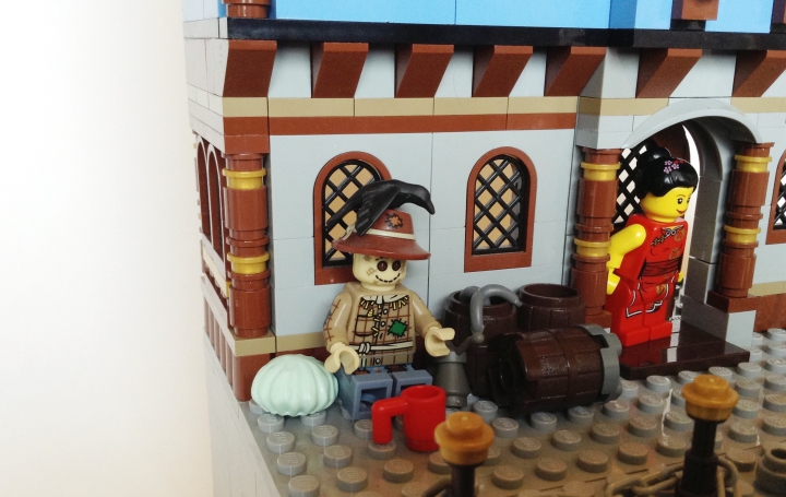 LEGO MOC - Погружение - Погружение 1925.: Бомж и владелица портовой гостиницы Мей-Кун-Ли.