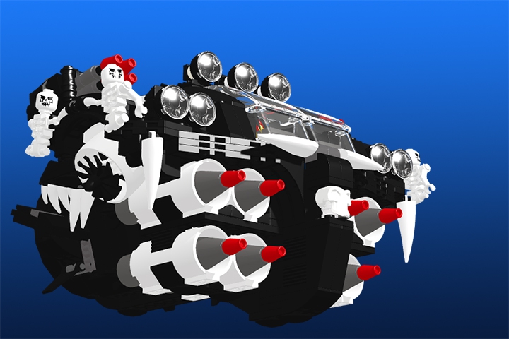 LEGO MOC - Погружение - Черная борода: - Ну а теперь самое главное - конечно же, вооружение! Восемь... нет... ВОСЕМЬ! торпедных аппаратов наводят ужас на суда охранения и патрульные корабли береговой охраны!