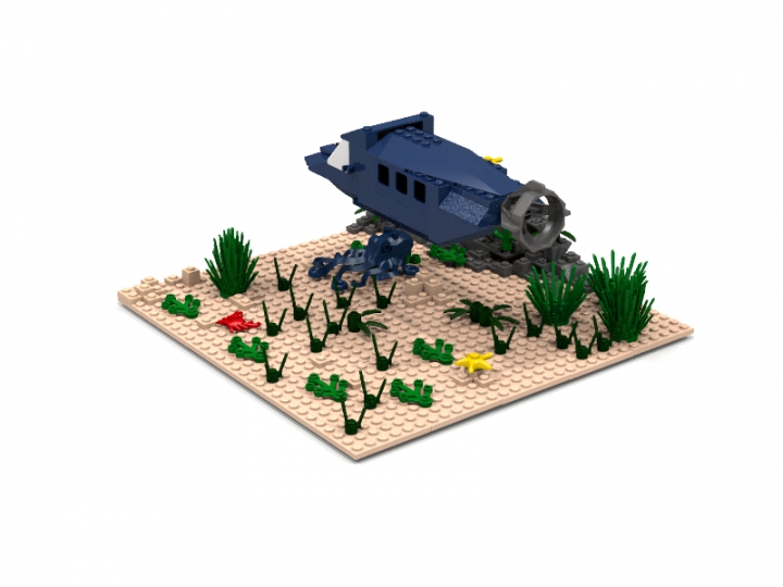 LEGO MOC - Погружение - Батискаф 'Фантом'