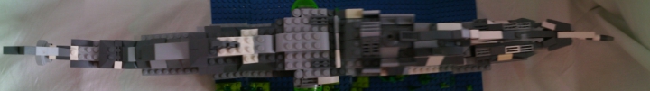 LEGO MOC - Погружение - Наутилус - подвижный в подвижном: сверху.