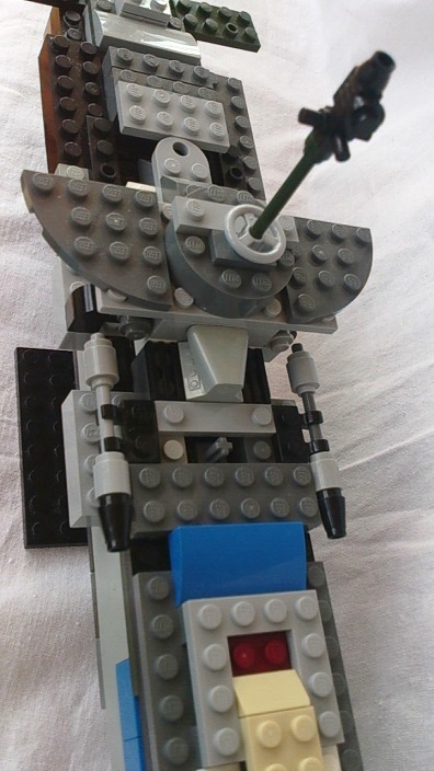 LEGO MOC - Погружение - Подводная лодка 'К-15': Вид сверху - рубка управления лодкой.