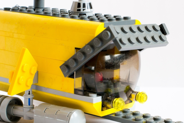 LEGO MOC - Погружение - ПОДВОДНАЯ ЛОДКА СПАСАТЕЛЕЙ: Кабина