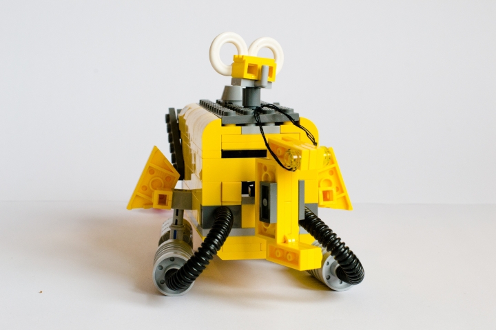 LEGO MOC - Погружение - ПОДВОДНАЯ ЛОДКА СПАСАТЕЛЕЙ: Вид сзади