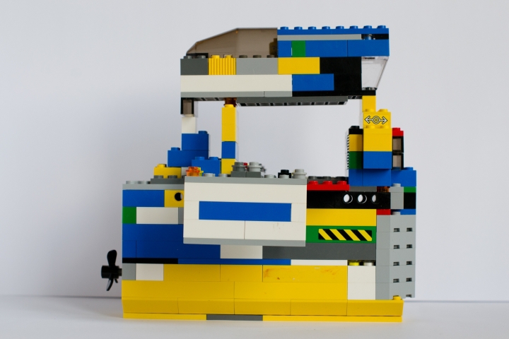 LEGO MOC - Погружение - ПОДВОДНАЯ СТАНЦИЯ ДЛЯ ИССЛЕДОВАНИЯ ОКЕАНА: Вид сбоку