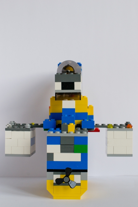 LEGO MOC - Погружение - ПОДВОДНАЯ СТАНЦИЯ ДЛЯ ИССЛЕДОВАНИЯ ОКЕАНА: Вид сзади