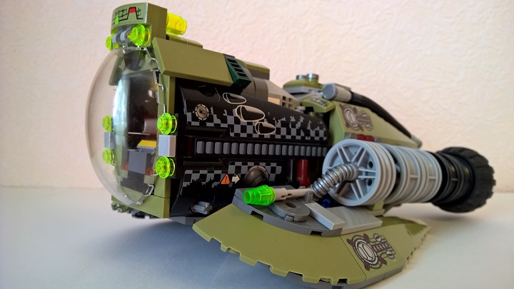 LEGO MOC - Погружение - Подлодка глубинного агента: для команды глубинных агентов разработали новый батискаф, способный погружаться до 7000 метров.