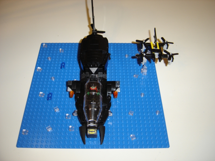 LEGO MOC - Погружение - Подводная лодка Бэтмена: Вид сверху