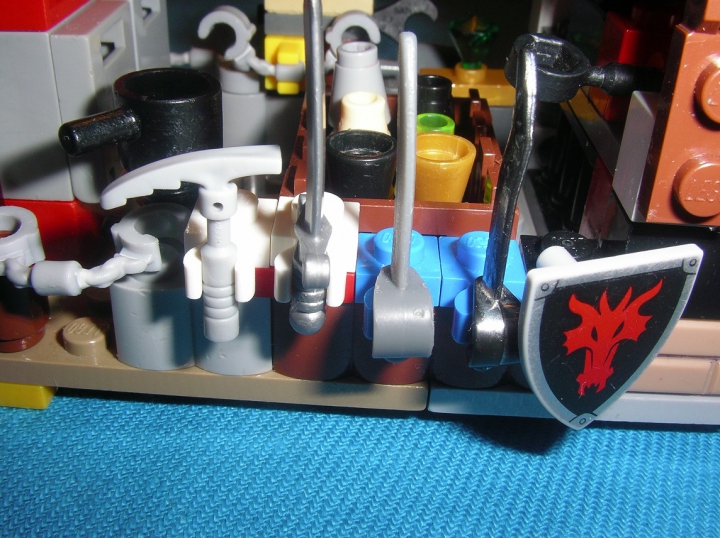 LEGO MOC - Погружение - Пвпл-первая военная подводная лодка: Оружейный склад.