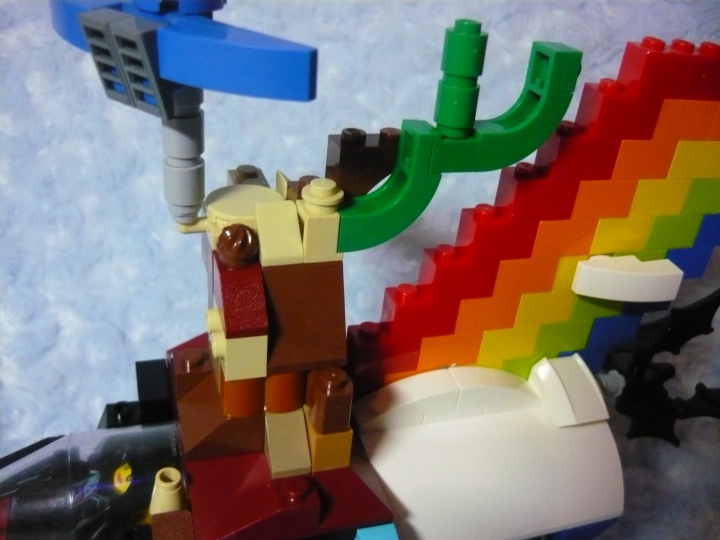 LEGO MOC - Погружение - 'Спасение из Заоблачной Дали на подлодки мастеров'.: Часть Дикого Запада, с песками, камнями и кактусами.
