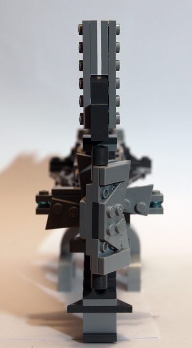 LEGO MOC - Погружение - Наутилус: Вид сзади. Руль повернут.