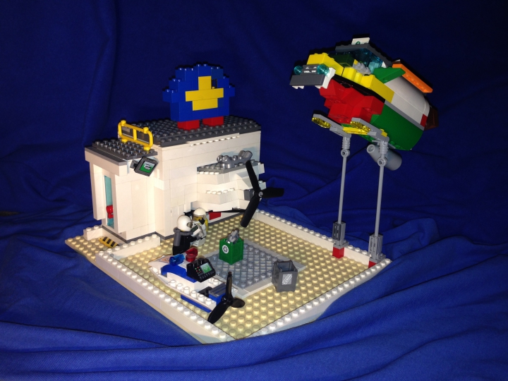LEGO MOC - Погружение - Школа навигации батискафов (2050г.): Самое красивое-общий вид.