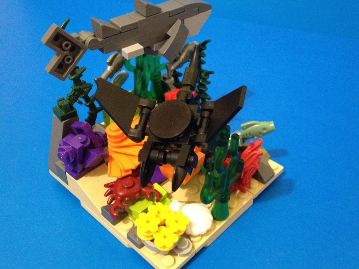 LEGO MOC - Битва Мастеров 'В кубе' - Океан в кубе.