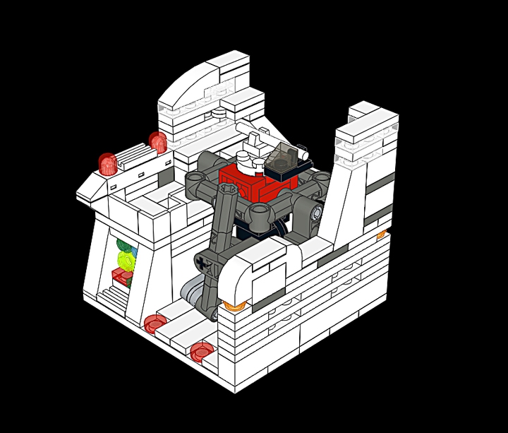LEGO MOC - Битва Мастеров 'В кубе' - Центр подготовки космонавтов
