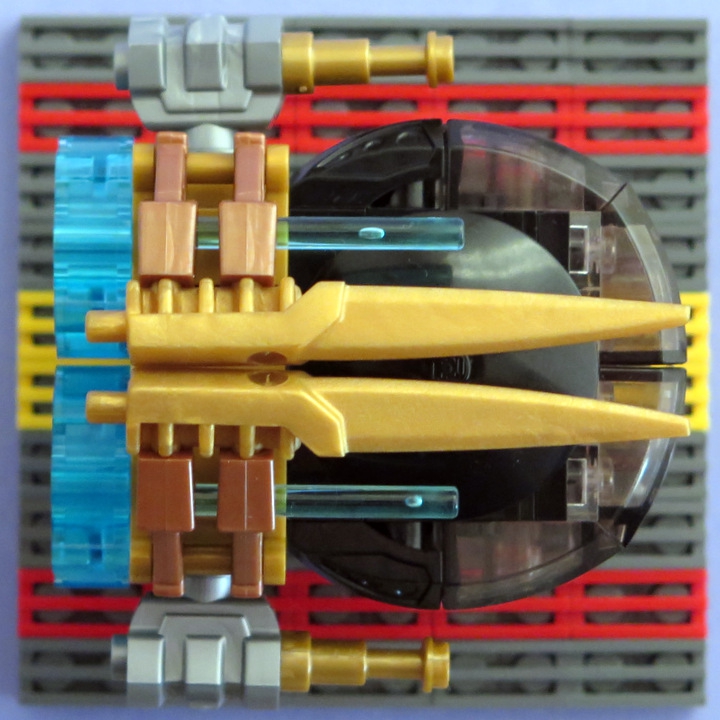 LEGO MOC - Битва Мастеров 'В кубе' - Golden Uninoida: И снимок сверху напоследок.