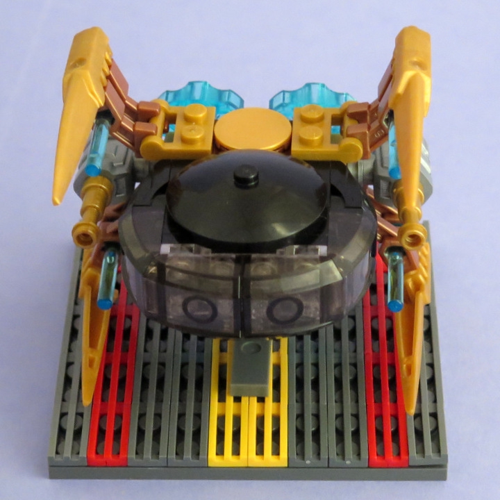 LEGO MOC - Битва Мастеров 'В кубе' - Golden Uninoida: Модель помещается на площадку 10х10 согласно условий Конкурса.